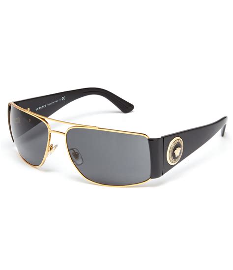 versace gold frames men's|gold frame versace shades.